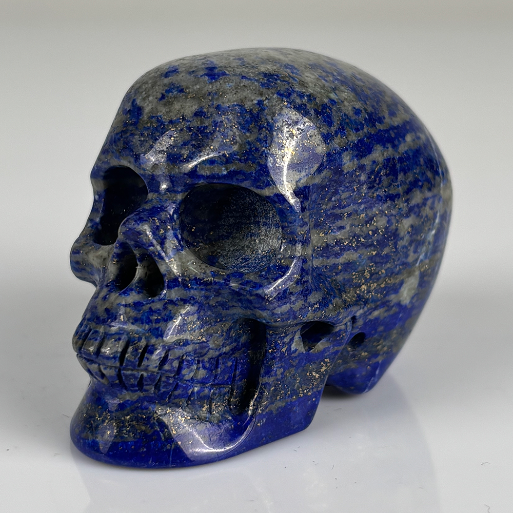 2 inch Lapis Lazuli Crystal Skull – Hand Carved Natural Stone
