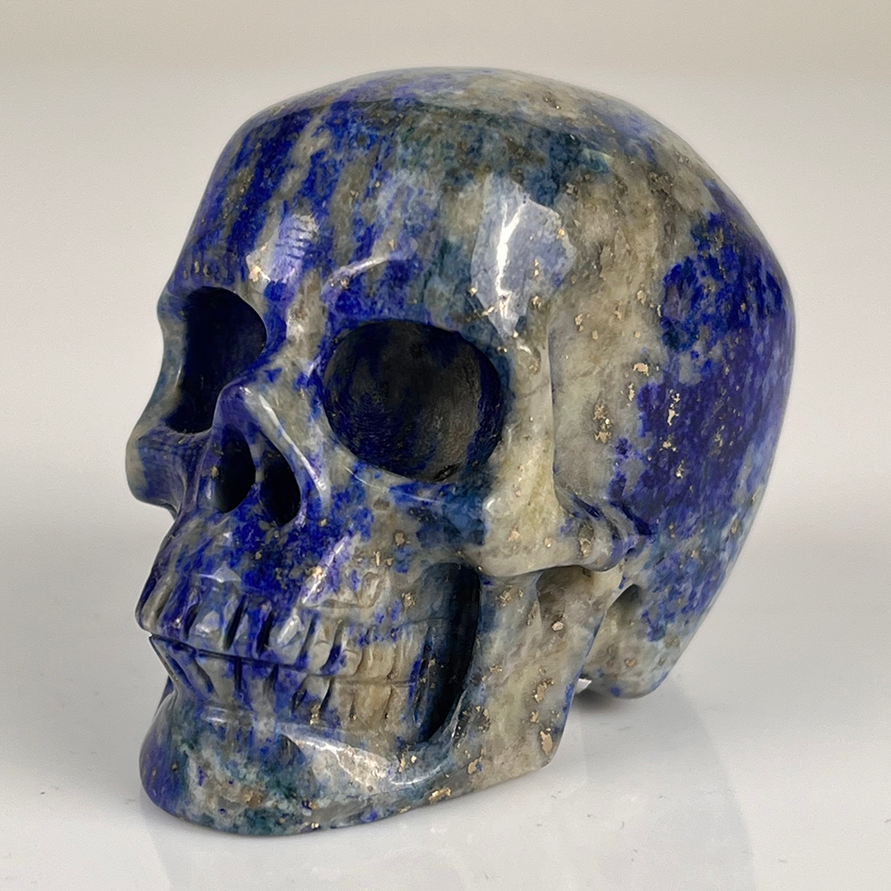 2" Lapis Lazuli Crystal Skull – Pattern B