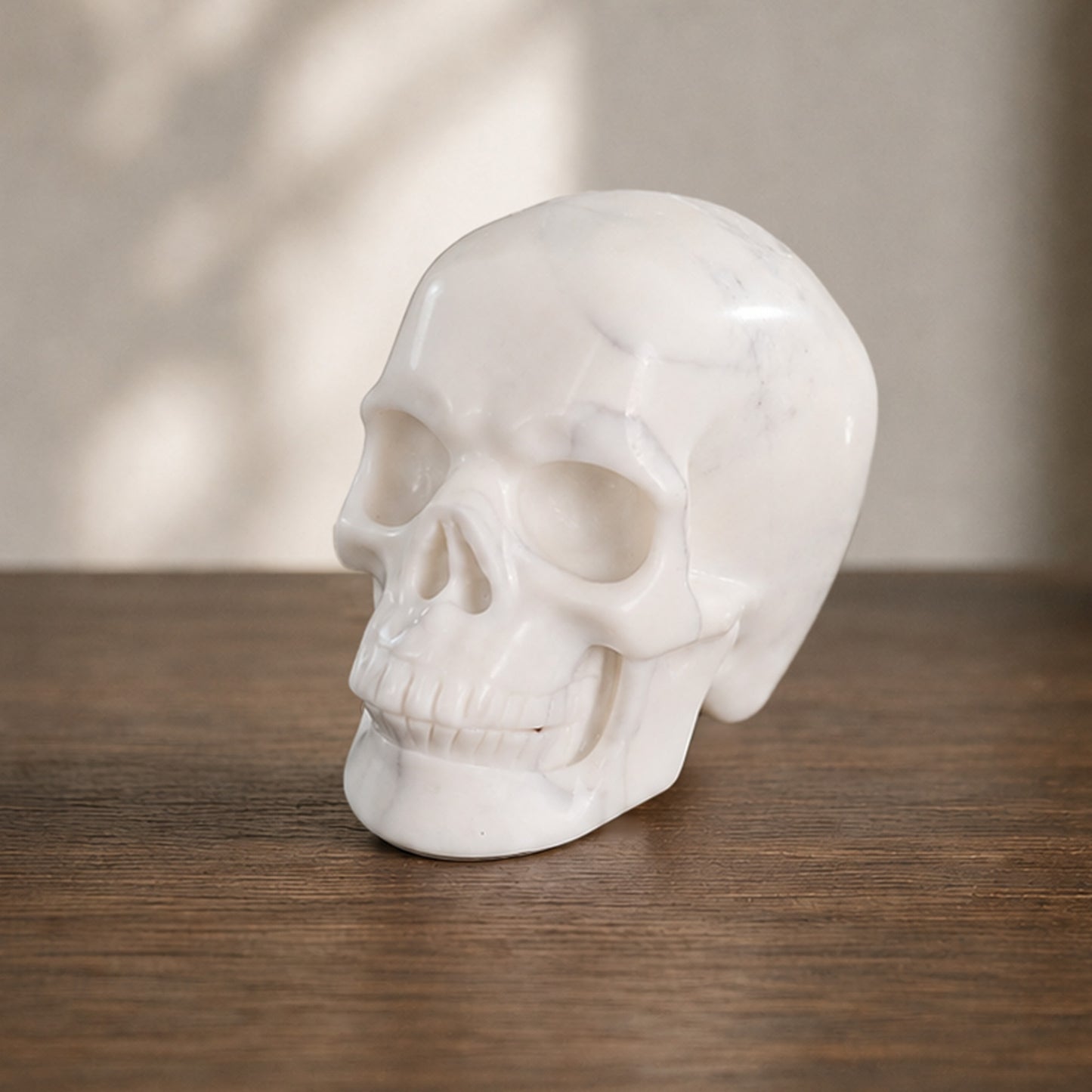 2 Inch Ivory Jade Crystal Skull – Hand Carved Natural Stone