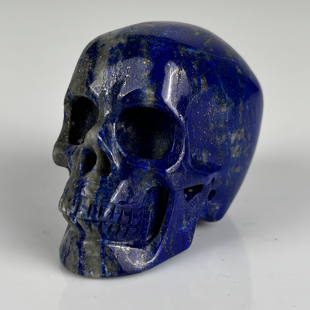 2 inch Lapis Lazuli Crystal Skull – Hand Carved Natural Stone