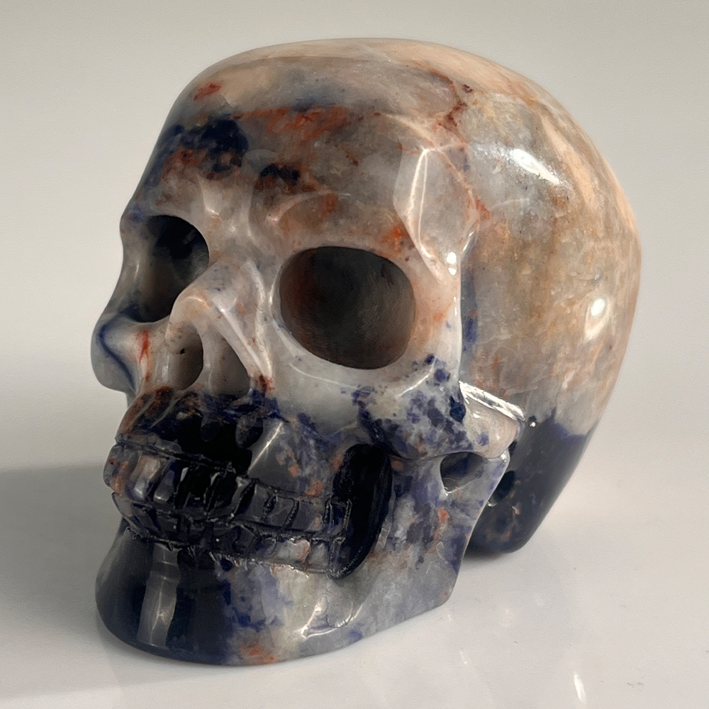 2" Sodalite Crystal Skull – Pattern D