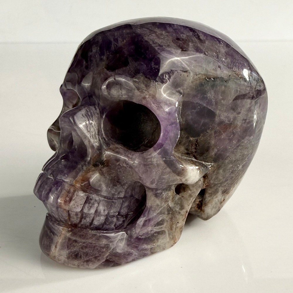 3" Dream Amethyst Crystal Skull – Pattern A