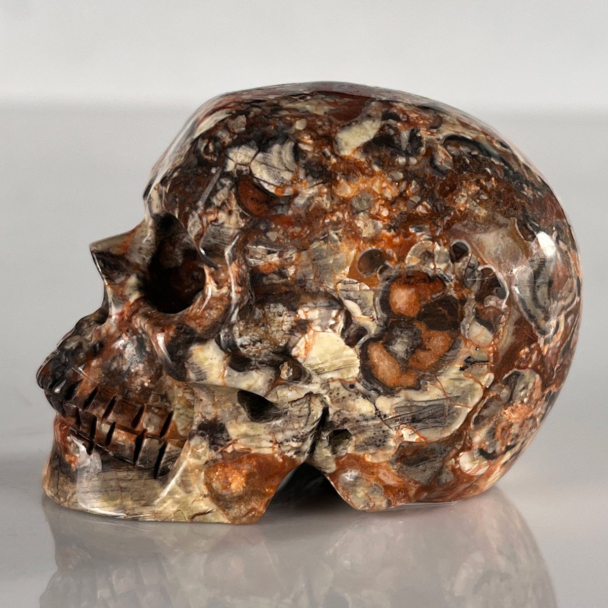 2" Money Agate Crystal Skull
