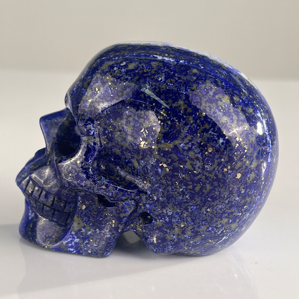 3" Lapis Lazuli Crystal Skull – Pattern H