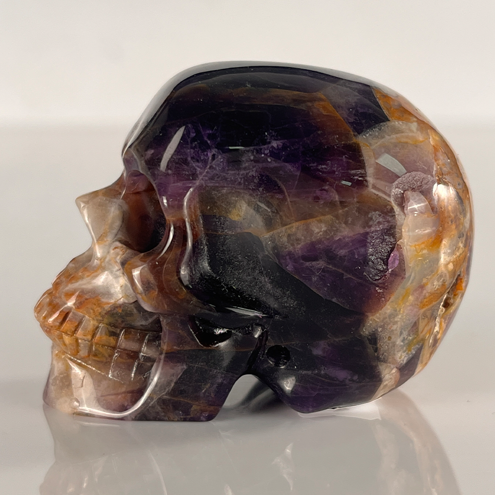 2 Inch Dream Amethyst Crystal Skull – Hand Carved Crystal Skull