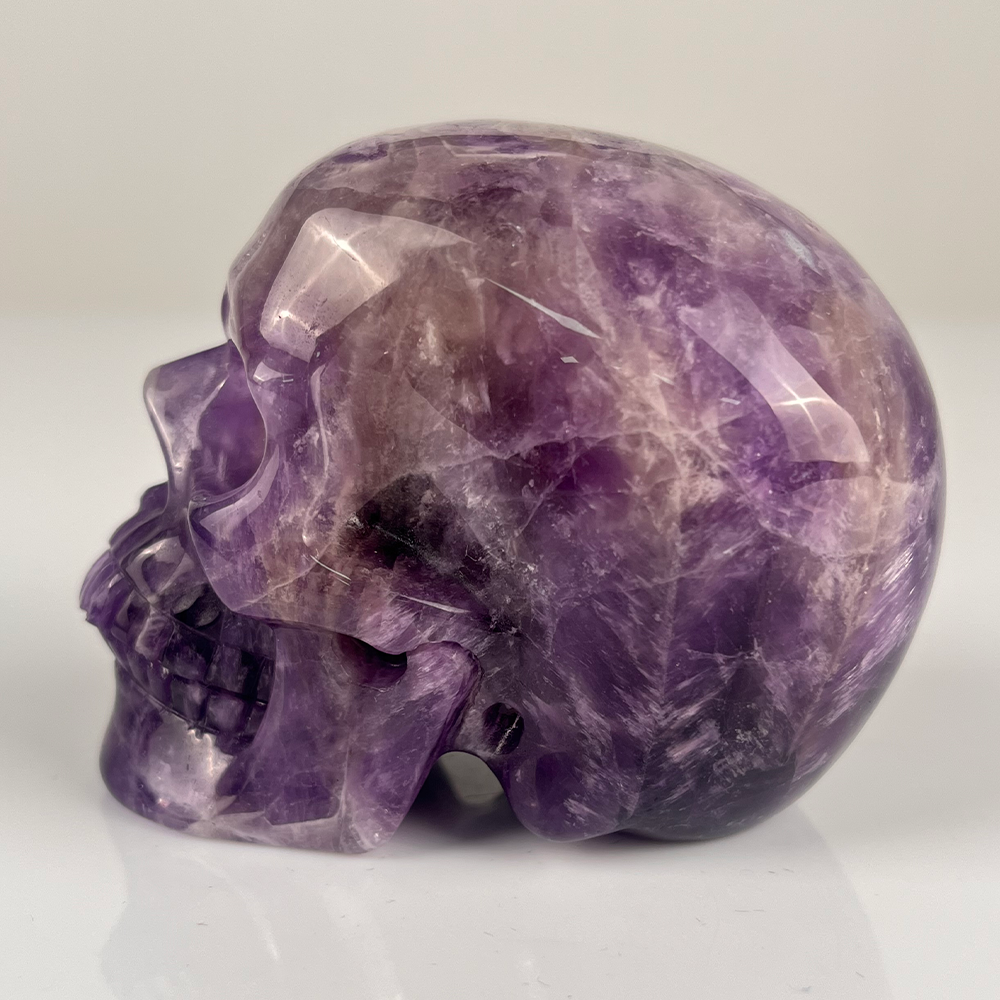 3" Dream Amethyst Crystal Skull – Pattern B
