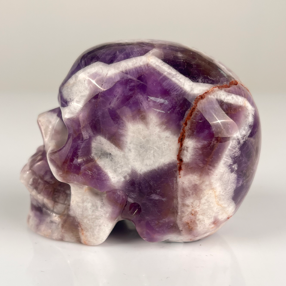 3" Dream Amethyst Crystal Skull – Pattern E