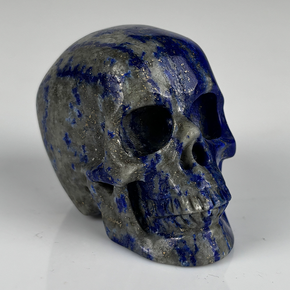 2 inch Lapis Lazuli Crystal Skull – Hand Carved Natural Stone