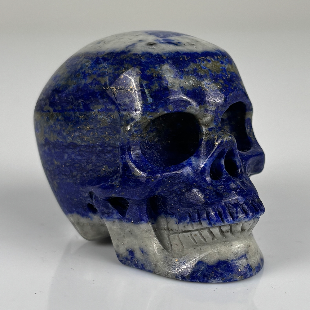 2 inch Lapis Lazuli Crystal Skull – Hand Carved Natural Stone