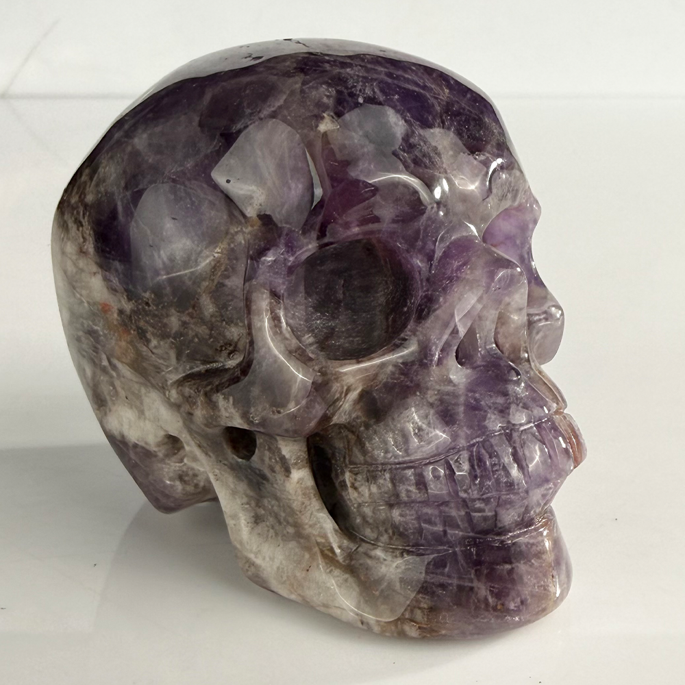 3" Dream Amethyst Crystal Skull – Pattern A