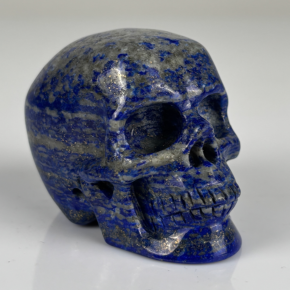 2 inch Lapis Lazuli Crystal Skull – Hand Carved Natural Stone