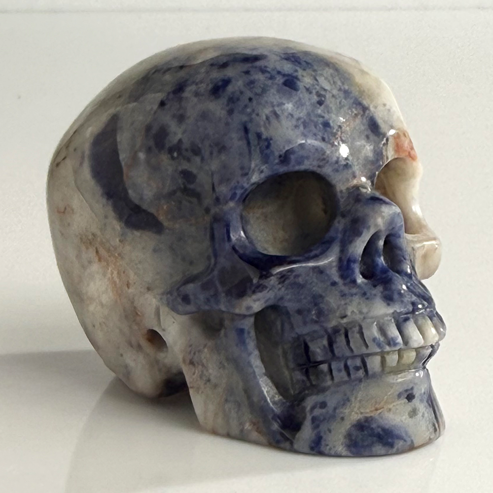 2 Inch Blue Lace Agate Crystal Skull – Mini Crystal Skull