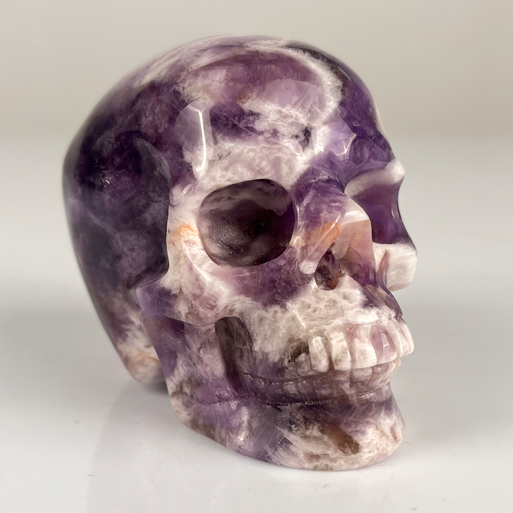 3" Dream Amethyst Crystal Skull – Pattern E