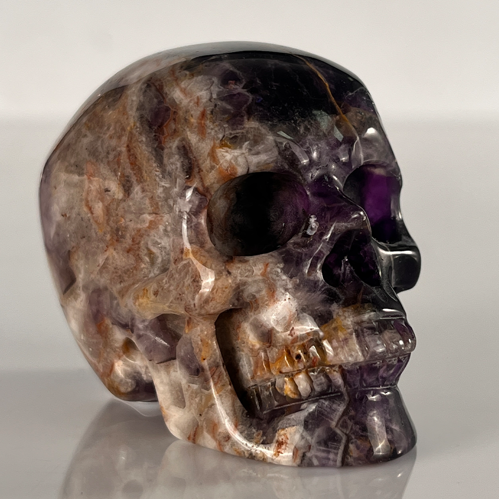 2" Dream Amethyst Crystal Skull
