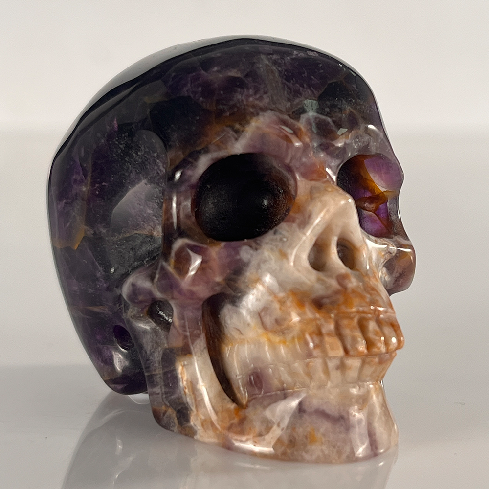2 Inch Dream Amethyst Crystal Skull – Hand Carved Crystal Skull