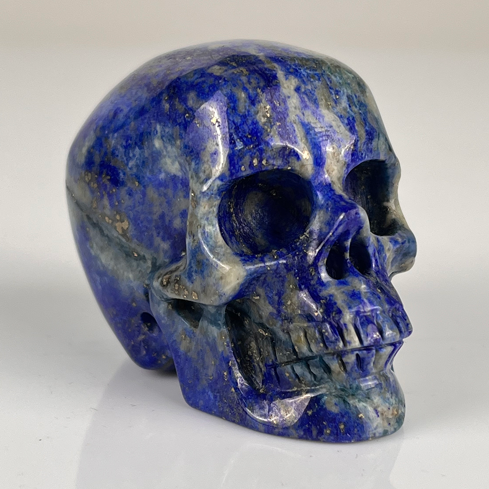 2" Lapis Lazuli Crystal Skull – Pattern B