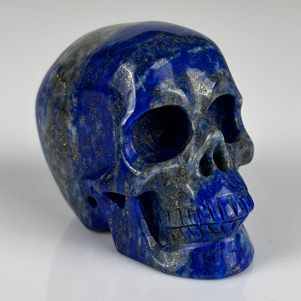 2 inch Lapis Lazuli Crystal Skull – Hand Carved Natural Stone
