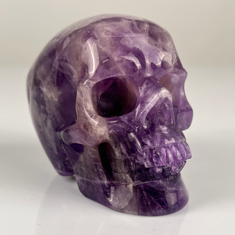 3" Dream Amethyst Crystal Skull – Pattern B
