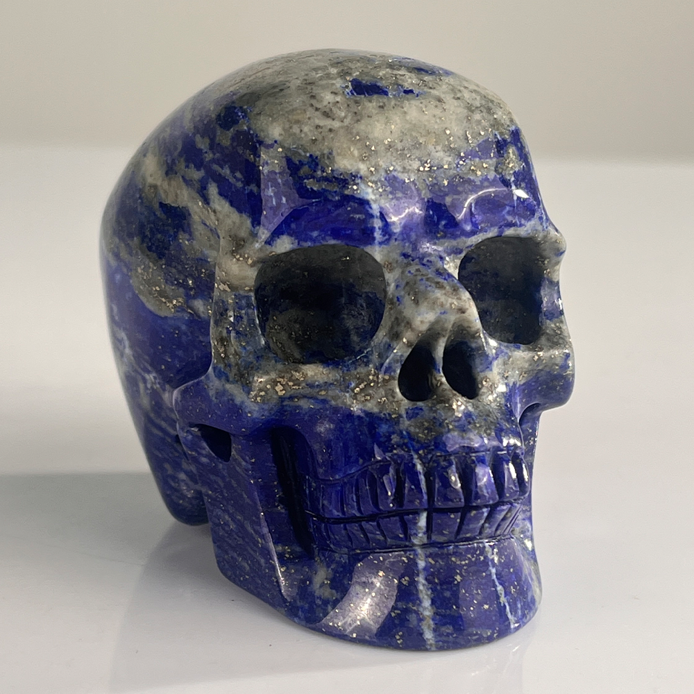 3" Lapis Lazuli Crystal Skull – Pattern A