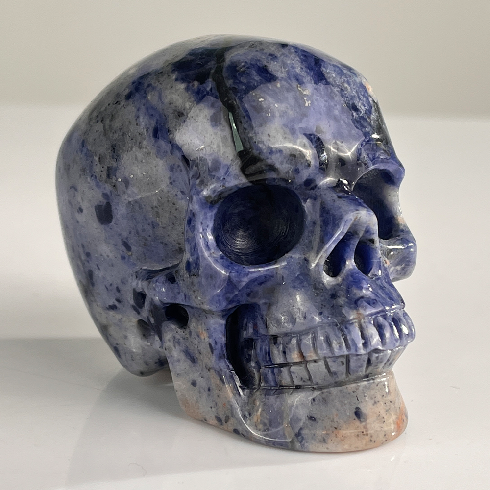3" Sodalite Crystal Skull – Pattern G