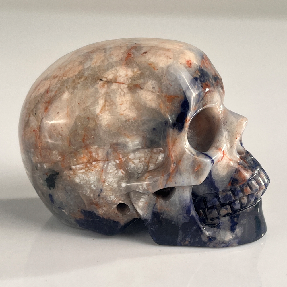 2" Sodalite Crystal Skull – Pattern D