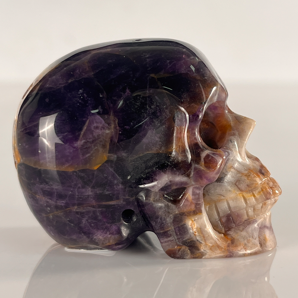 2 Inch Dream Amethyst Crystal Skull – Hand Carved Crystal Skull