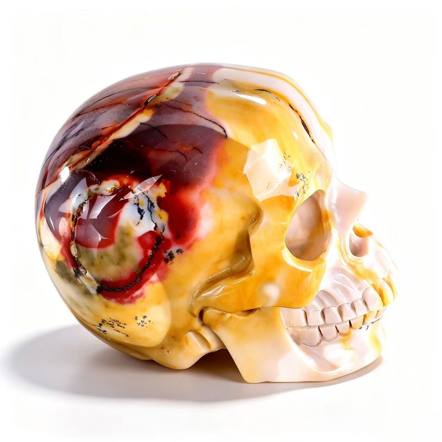 ‘Earth’s Tapestry’ - Mookaite Jasper Skull · Specimen No. 03