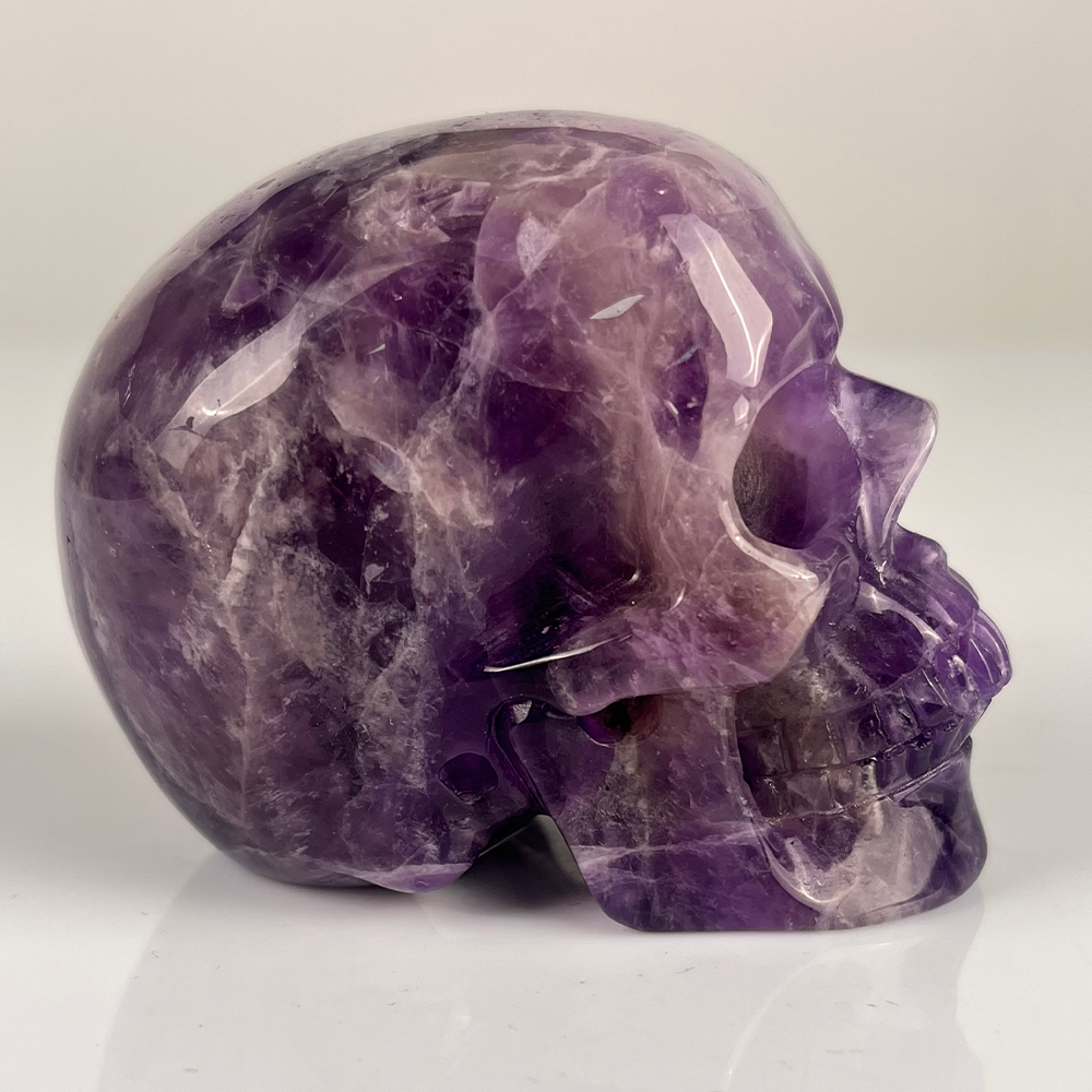 3" Dream Amethyst Crystal Skull – Pattern B