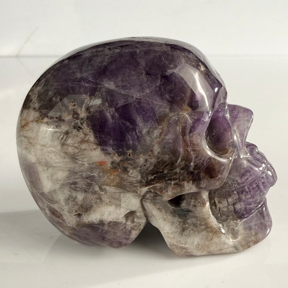 3" Dream Amethyst Crystal Skull – Pattern A