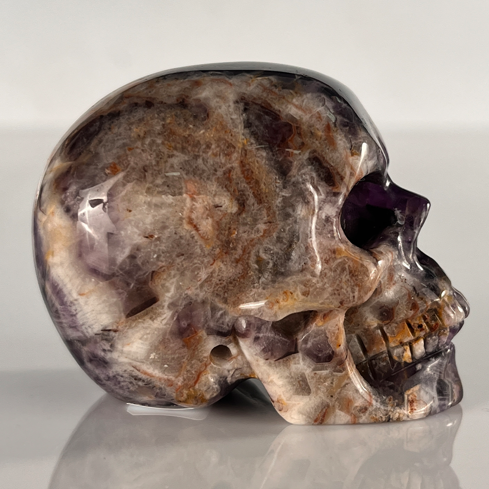 2" Dream Amethyst Crystal Skull