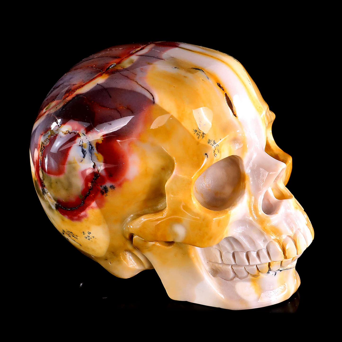 ‘Earth’s Tapestry’ - Mookaite Jasper Skull · Specimen No. 03