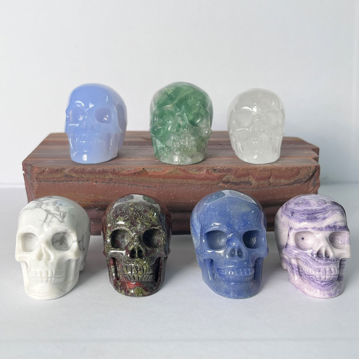 1.75" Crystal Skull Collection - Paterrn C