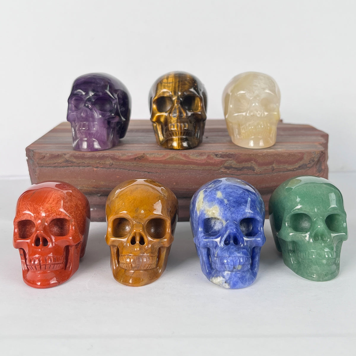 1.75" Crystal Skull Collection - Paterrn A