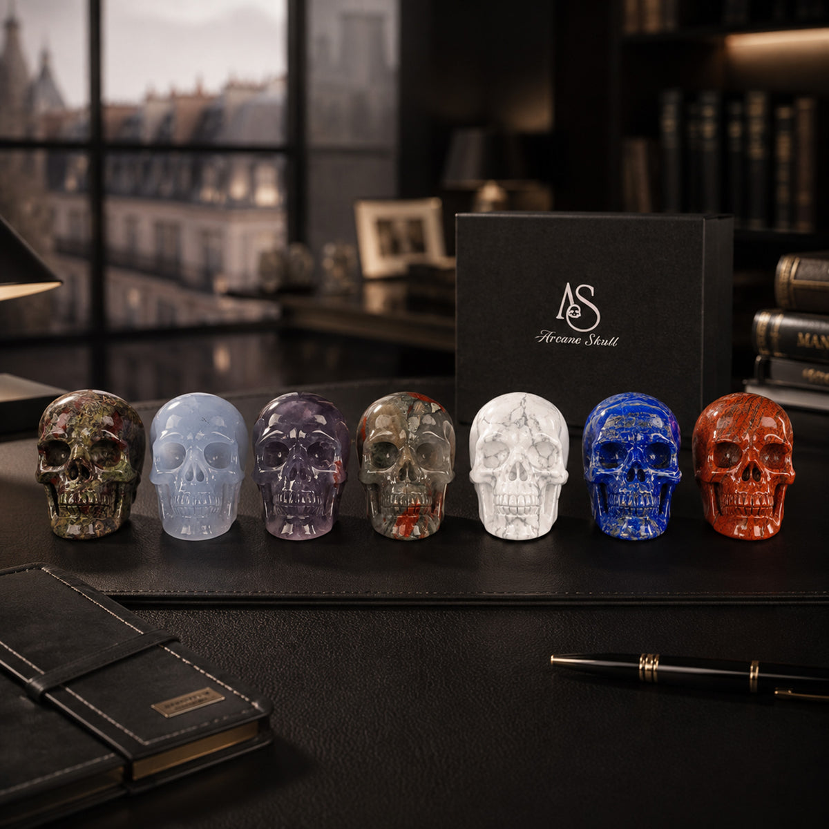 2" Crystal Skull Collection-Paterrn A