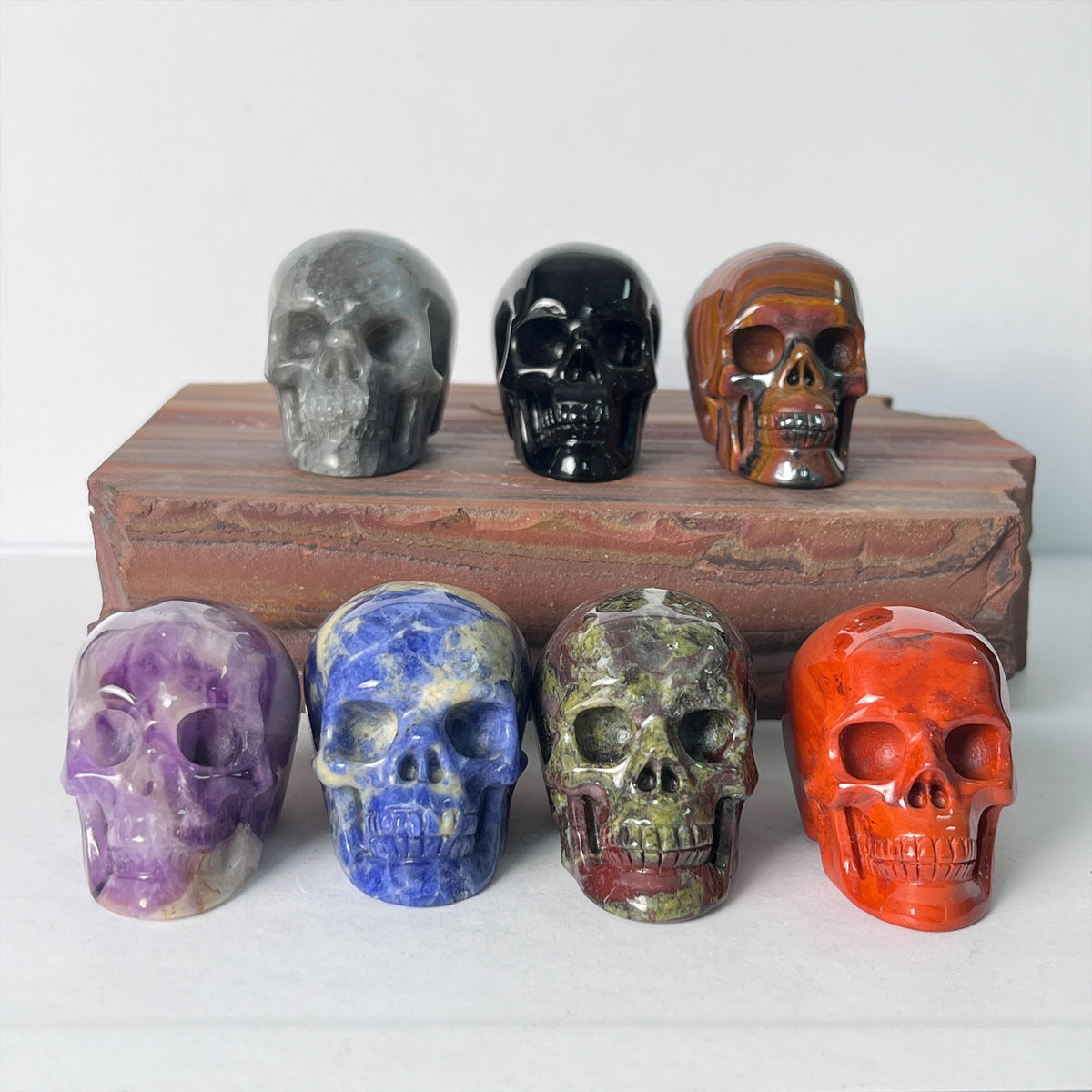 1.75" Crystal Skull Collection - Paterrn E