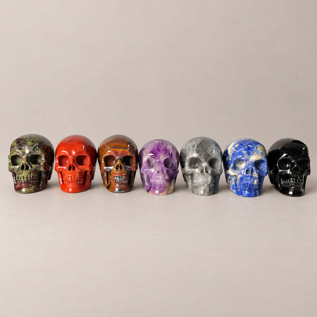 1.75" Crystal Skull Collection - Paterrn E