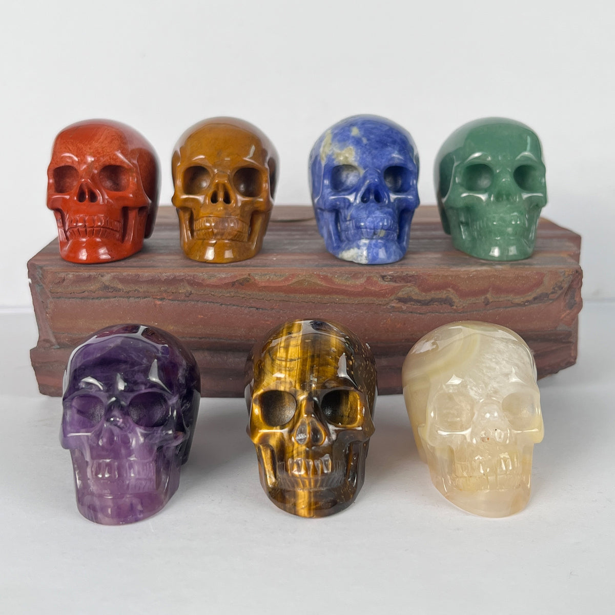 1.75" Crystal Skull Collection - Paterrn A
