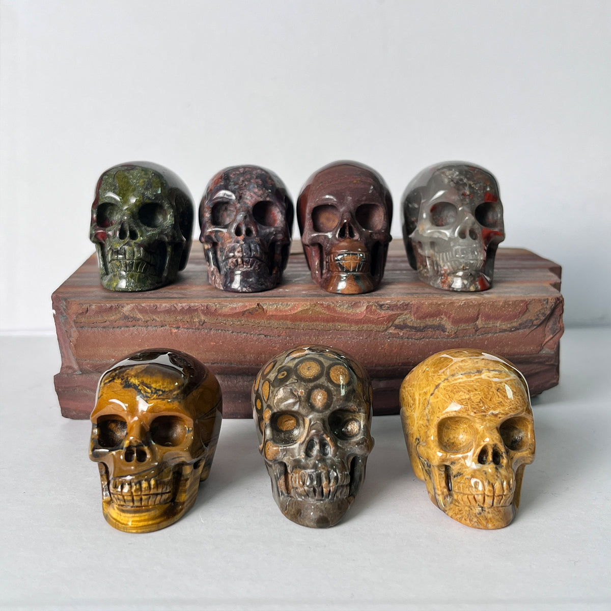 1.75" Crystal Skull Collection - Paterrn D