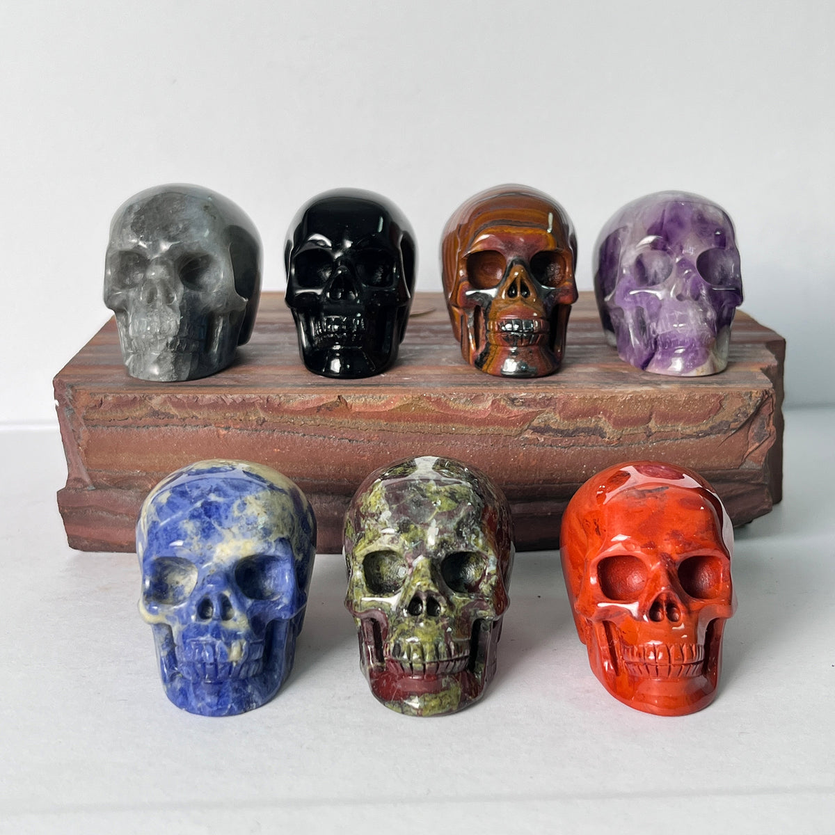 1.75" Crystal Skull Collection - Paterrn E