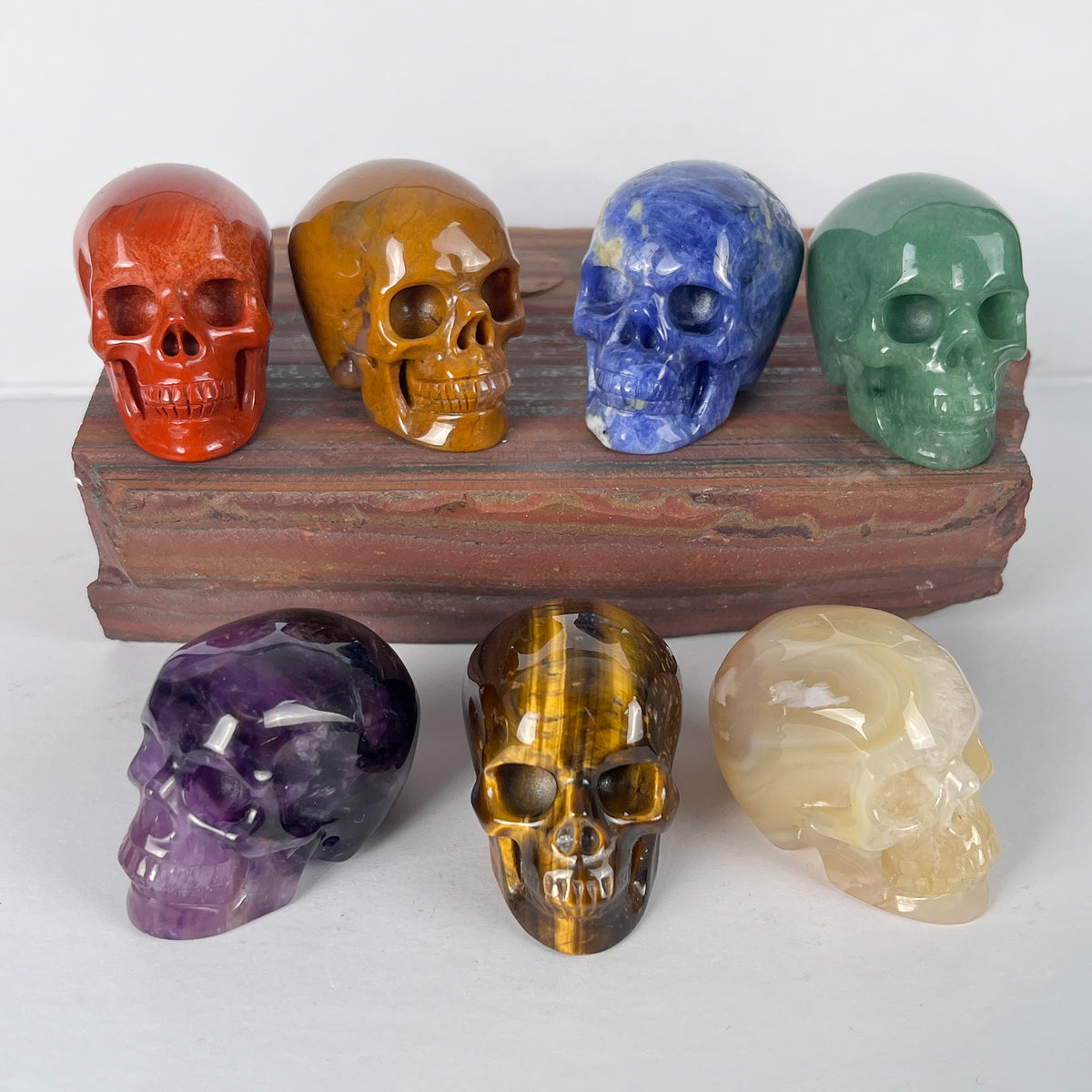 1.75" Crystal Skull Collection - Paterrn A
