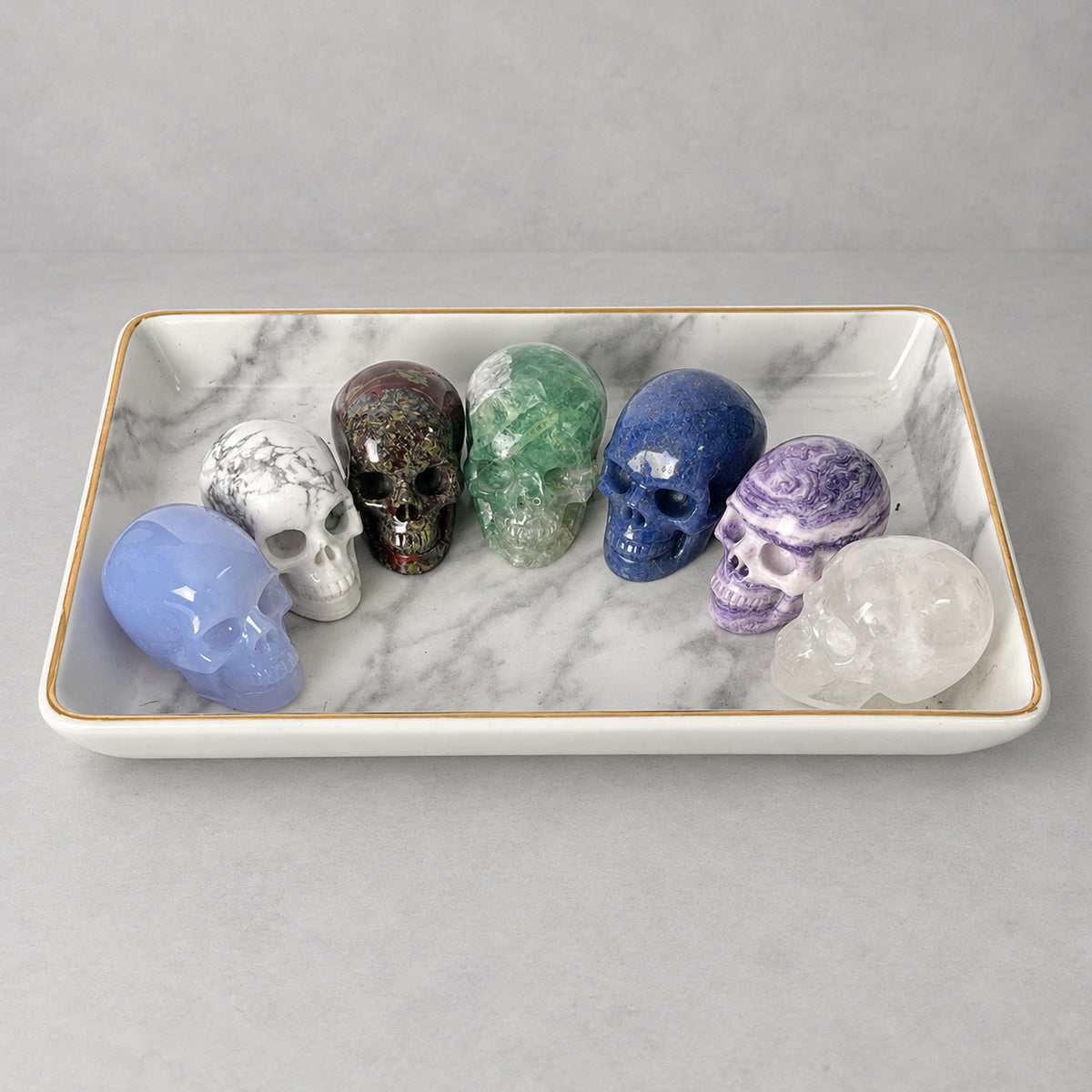 1.75" Crystal Skull Collection - Paterrn C