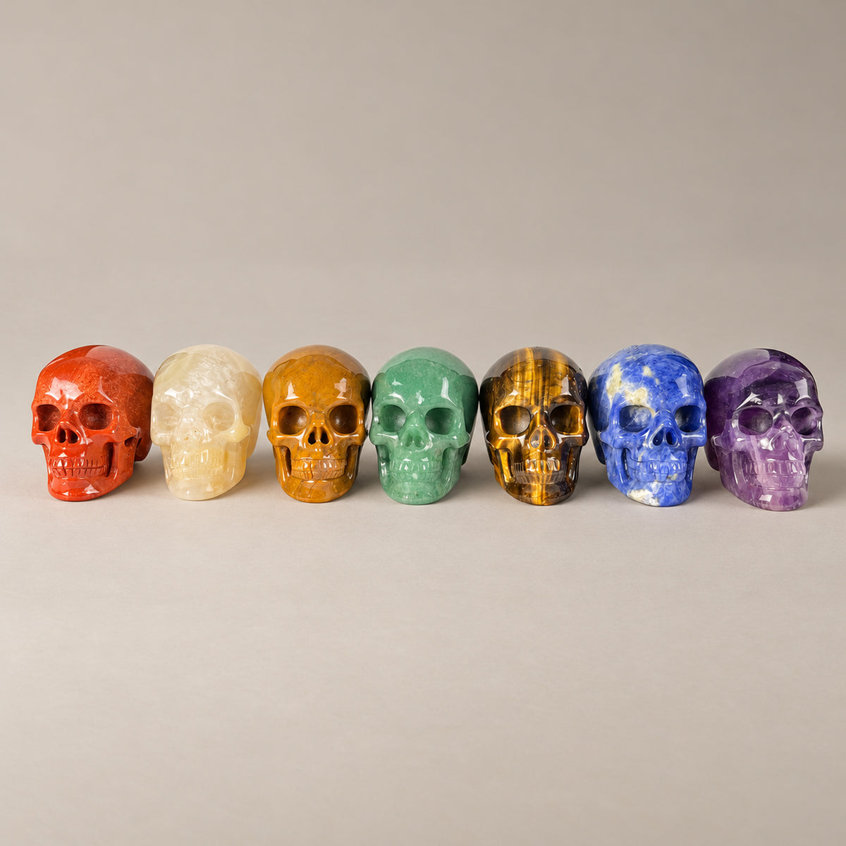 1.75" Crystal Skull Collection - Paterrn A