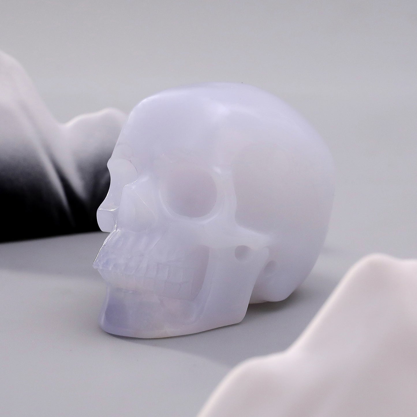 3 Inch Blue Chalcedony Crystal Skull