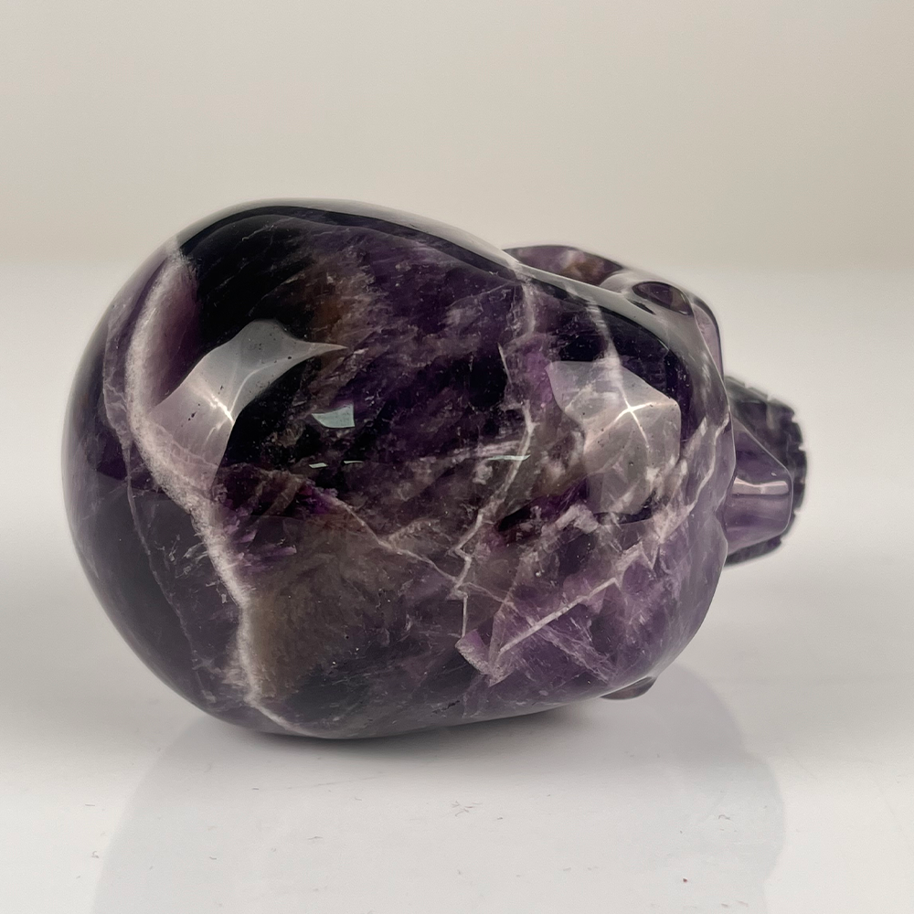 3" Dream Amethyst Crystal Skull – Pattern D