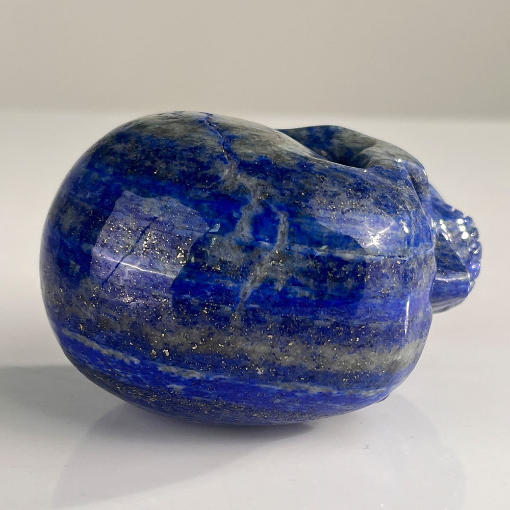 3" Lapis Lazuli Crystal Skull – Pattern I
