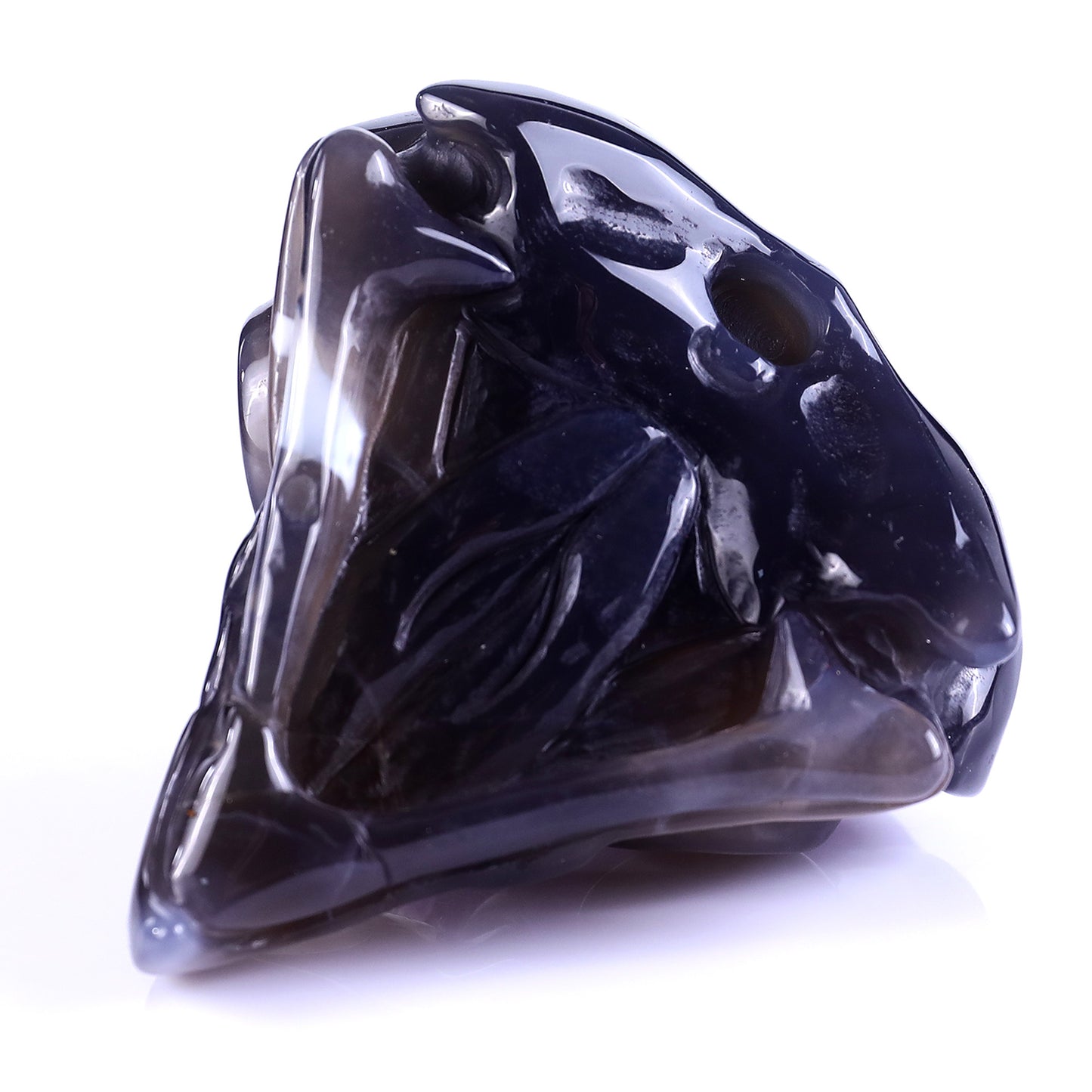 ‘Night Watcher’ - Amethyst Cluster Owl Skull · Specimen No. 35