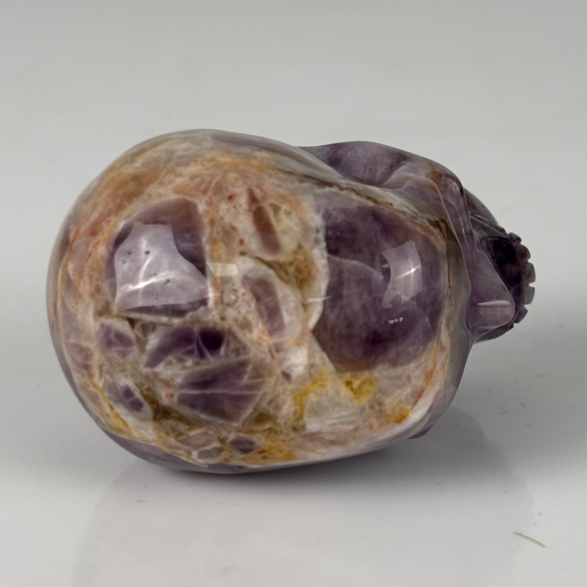 2" Dream Amethyst Crystal Skull - Pattern I