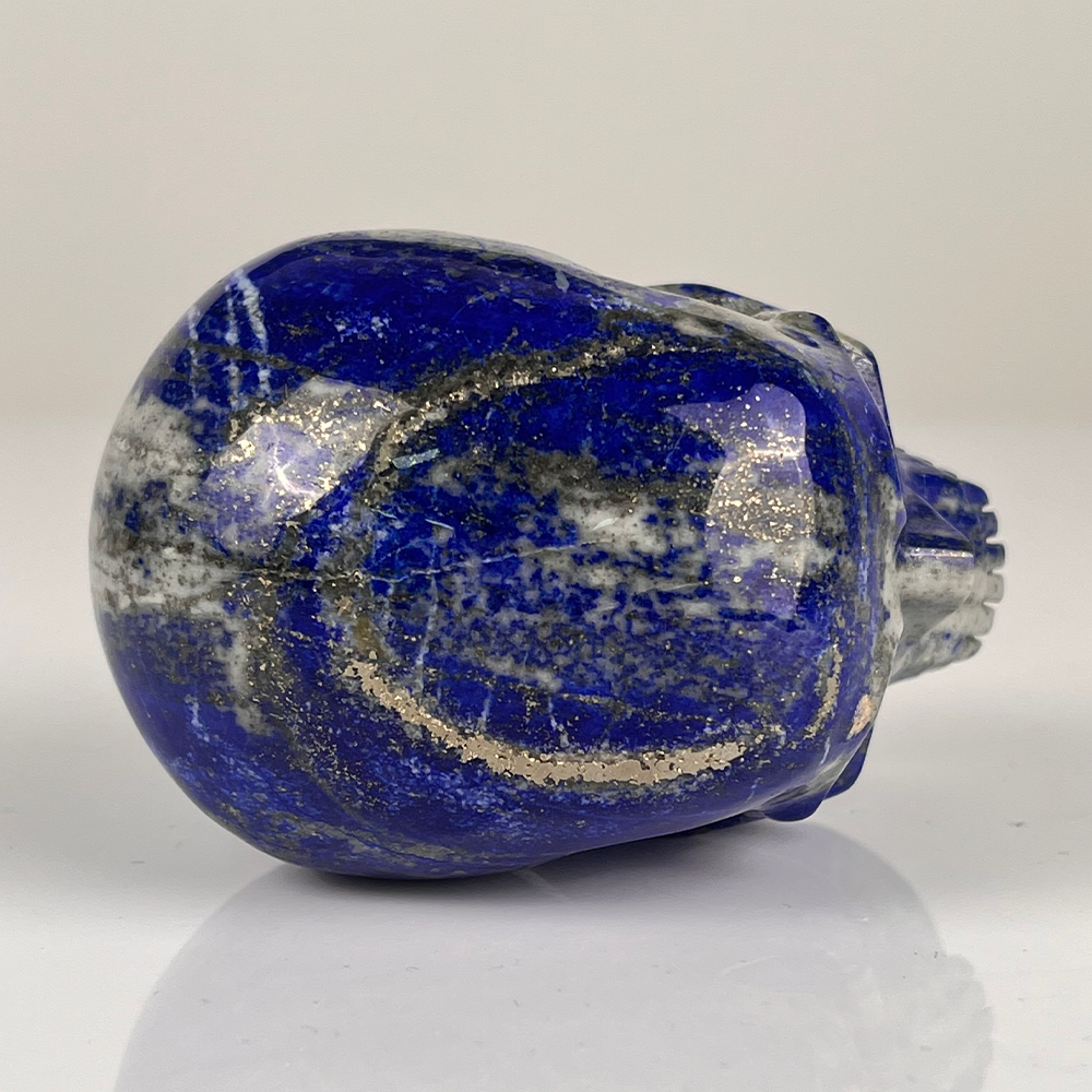 3" Lapis Lazuli Crystal Skull – Pattern F