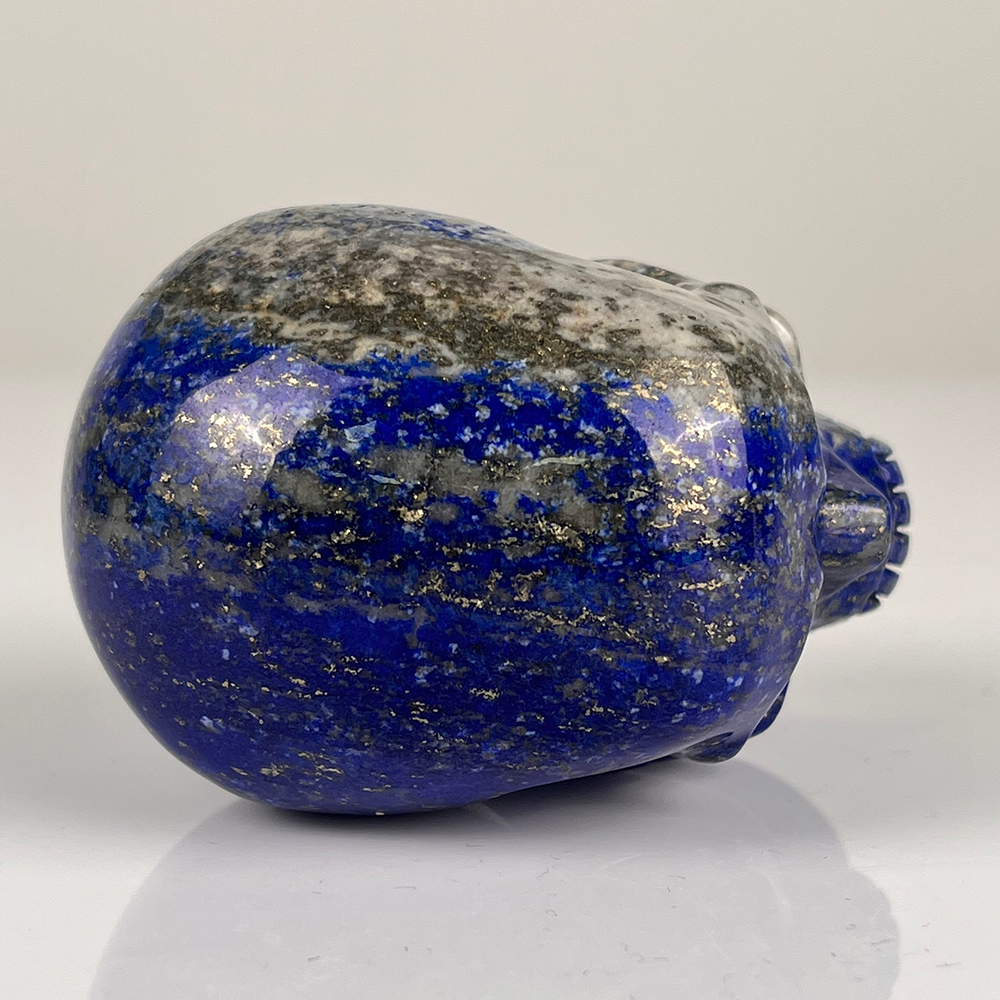 3" Lapis Lazuli Crystal Skull – Pattern D