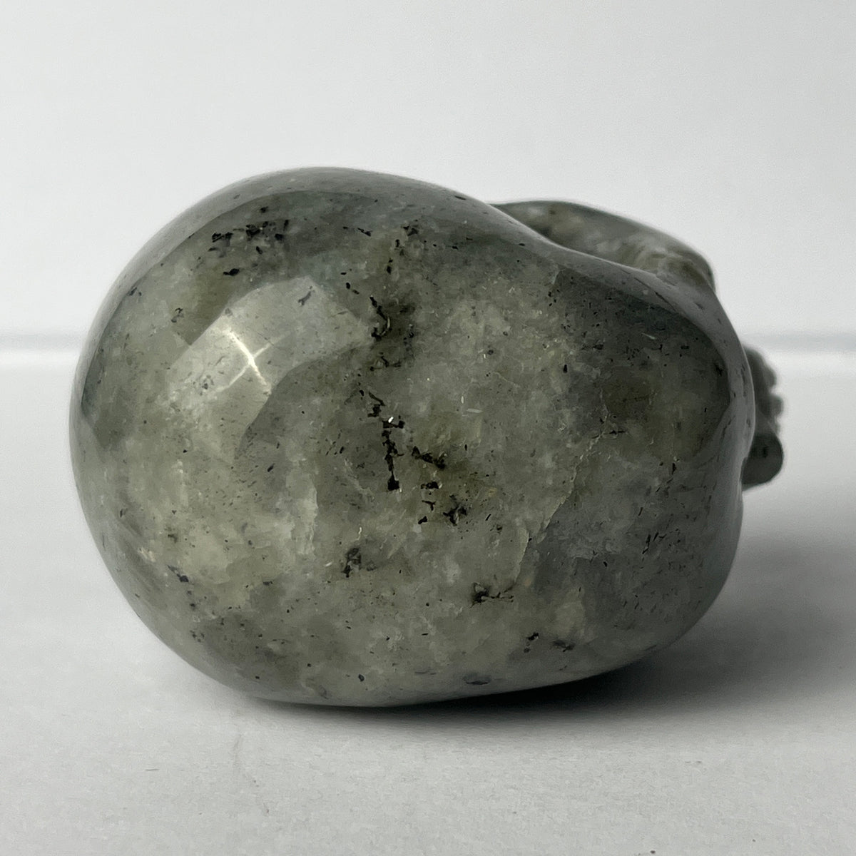 2" Grey Labradorite Crystal Skull - Pattern F